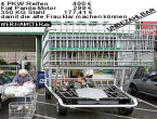 Mit dem Einkaufswagen einkaufen fahren