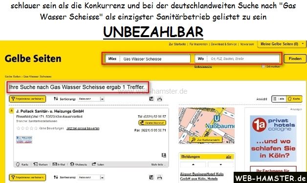 Gas Wasser Scheisse - Ihr Sanitärfachbetrieb - Unbezahlbar Bild