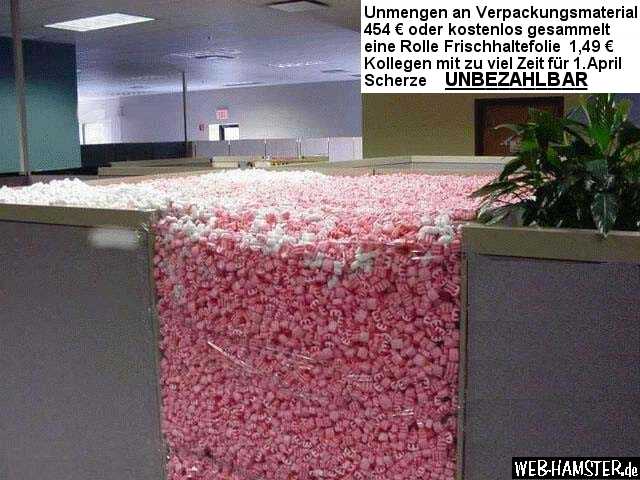 April-Scherz im B&uuml;ro - Unbezahlbar Bild